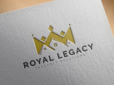 Royal Legacy propert Solutions logo creativelogo crown fiverr fiverr.com fiverrgigs freelancer house illustration logoexcellent minimal proffesional pyramid realetate royal typography unique upwork