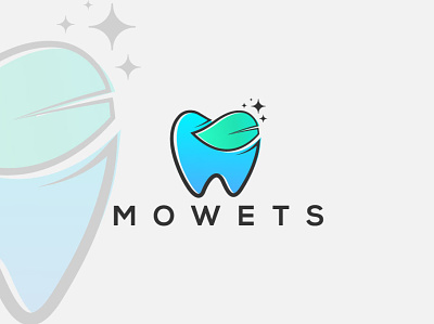 Mowets Logo brandidentity cleaning cleaning service creativelogo design designagency fiverr freelancer illustration logoexcellent mowets tooth toothclean typography upwork