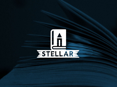 Stellar book bookstore brandidentity creativelogo distinct distinctive fiverr freelancer illustration logoexcellent minimal music seller stores typography upwork