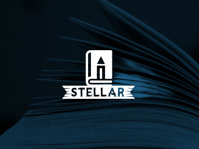 Stellar book bookstore brandidentity creativelogo distinct distinctive fiverr freelancer illustration logoexcellent minimal music seller stores typography upwork