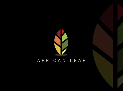 African leaf african africanleaf branding creative design creativelogo fiverr freelancers graphicdesign leaflogo logodesigner logoexcellent minimal minimallogo typography upwork