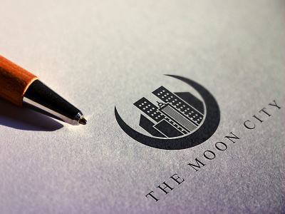 The Moon City brand brandidentity city design fiverr graphicdesigner illustration logoconcept minimal minimalistic mockup moon skyline typography upwork