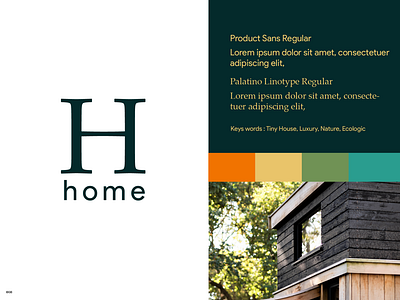 H home - Logo creation