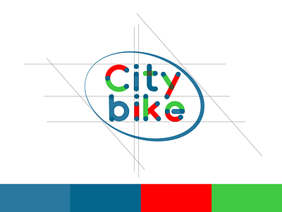 CityBike - Logo creation (Version 2) bike branding city design ecologic ecology flat illustration logo logo design typogaphy