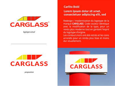 Modernisation logotype CARGLASS®