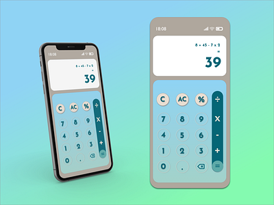 #dailyui #04 Calculator