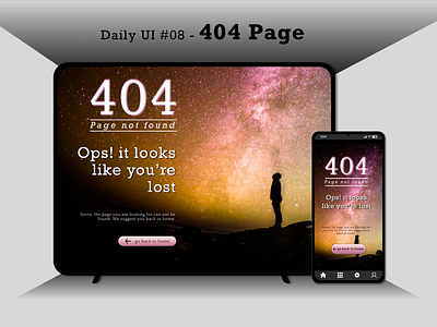 #dailyui #08 Error Page