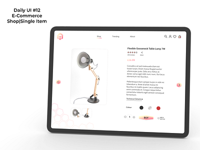 #dailyui #12 E-commerce | Single Item