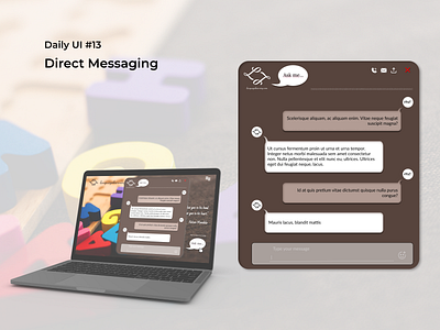 #dailyui #13 || Direct Messaging