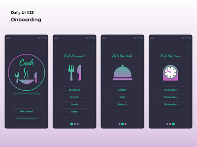 #dailyui #23 Onboarding