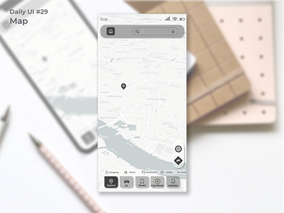 #dailyui #29 Map app app design dailyui design figma ui uidesign
