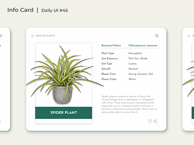 #dailyui #45 Info Card