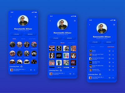 Daily UI 006 – User Profile