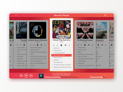 Daily UI 009 – Music Player