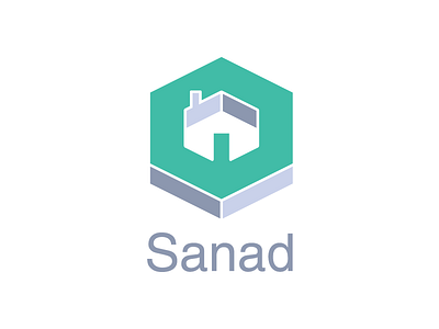 Sanad Maintenance Logo home house icon identity lettering logo maintenance nut typography