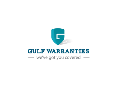 Gulf Warranties Logo concept creative. g icon identity letter g logo shield warranties