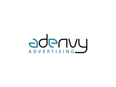 Adenvy Advertising Logo advertising creative icon identity lettering logo typography