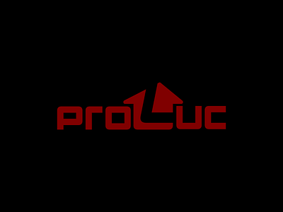 Proluc logo branding design flat geometric art illustraion logo logotype minimal typography vector