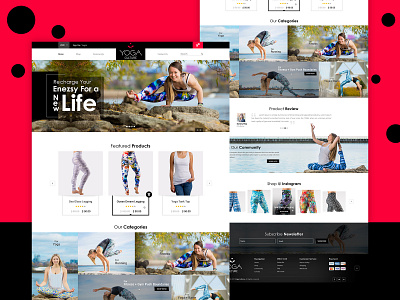 Yoga Landing Page design shopify website colours creative design ecommerce landing page layoutdesign photoshop product shopify store shopify template shopify theme shopify website uxdesign web website yoga