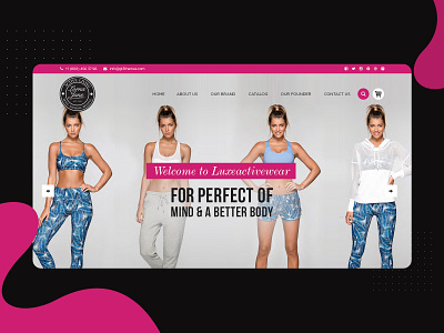 Fitness Clothing Store shopify themes store business clothing clothing company creative design ecommerce fitness clothing landing page photoshop shopify store shopify template shopify theme sports templates website