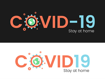 Covid-19 | Logotype Concept covid covid 19 design illustration logo design logodesign photoshop smart logo ui vector virus