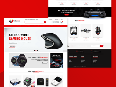 Mobile Magnet Electronics Store ecommerce ecommerce shop electronic graby shopify store shopify theme theme design unique design website website