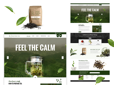 Tea Shopping Homepage eCommerce Bootstrap4 Template