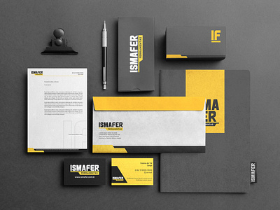 Ismafer Ferramentas - Institucional brand identity branding design logo logotype logotype design papelaria stationery