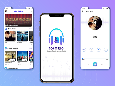 Music App Ui Design app ui design branding design logo music app ui onbornding ui vector