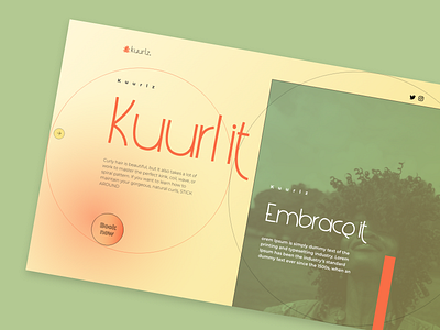 Kuurlz - Web Design branding design typography ui webdesign