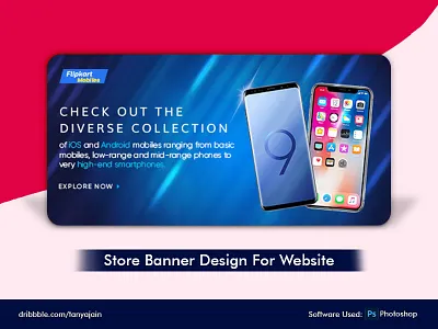 Store Banner Design for Cashback/Coupons Site. banner banner socialmedia branding design graphic design illustration layoutdesign logo photoshop social media socialmediaads ui