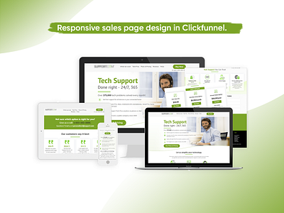 Sales Page design in Clickfunnels banner clickfunnels css design landing page design layoutdesign photoshop salespage design website redesign