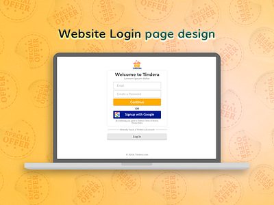 login page design design layoutdesign login page photoshop website design