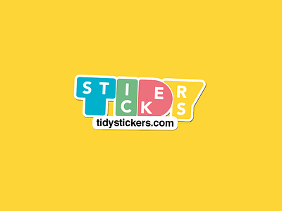 Logo branding colorful compact flat logo design stationary sticker