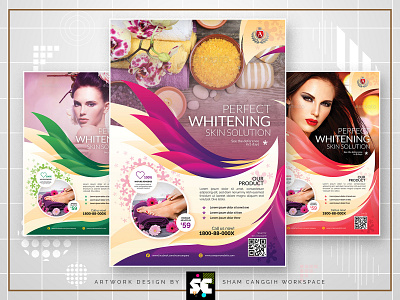 Modern Beauty Flyer / Magazine Ads ads advert advertisement agent business buy clean company corporate flowers green identity layout magazine marketing pamphlet peach photoshop pink post