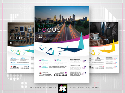 Corporate Flyer agency bird branding brochure clean company consultant corporate corporate flyer corporation creative editable flexible fly flying folder global magazine magazine ads marketing