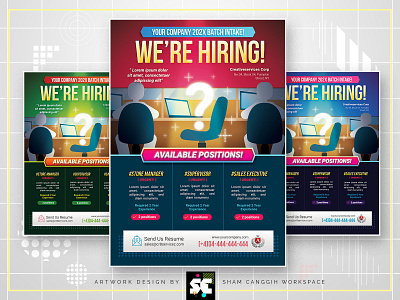Career Vacancy Flyer corporate creative editable finding job hire hiring flyer interview job fair flyer job hunting jobless looking for job open day post poster promotion recruit recruitments flyer seat template