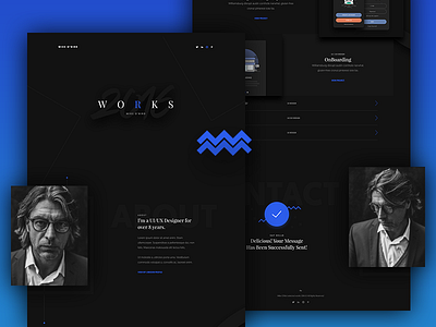 Portfolio Template about clean contact form home page landing page minimal portfolio showcase single page template theme