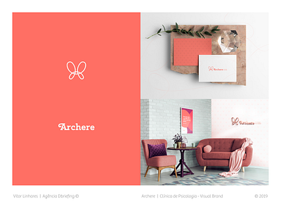 Archere - Visual Brand branding butterfly logo design flat icon logo minimal symbol visual brand visual identity