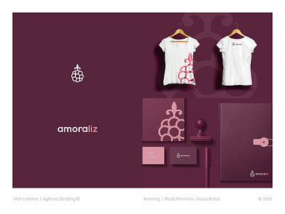 Amoraliz - Visual Brand branding clothing store logo design fashion logo logo minimal simple symbol visual brand visual identity