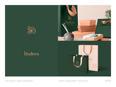 Lindera - Visual Brand branding clothing store logo design fashion logo illustration logo simple symbol visual brand visual identity
