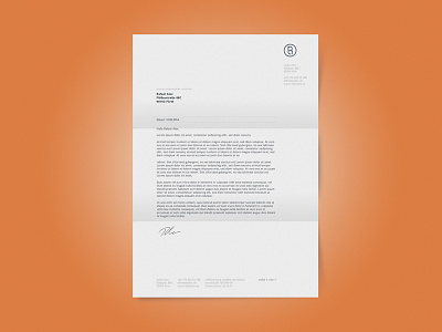 New Letter Paper branding corporate design design letter paper paper print