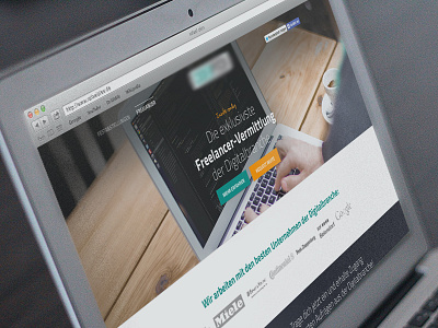 Freelancer Landingpage - Website corporate design frontpage germany webdesign website