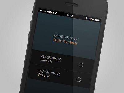 Wake Me app black clean color design interface ios minimal mobile simple sketch web