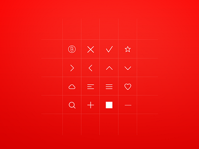 #055 - Icon Set app challenge clean daily dailyui icon icons interface set ui