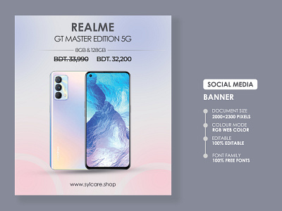 Mobile Social Media Banner Design