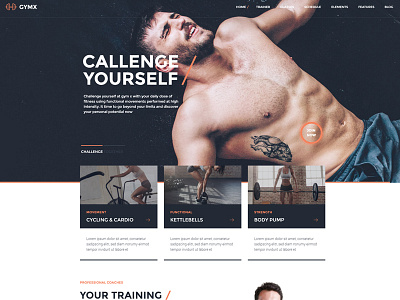 Gym X - Fitness, Gym & Sports WordPress Theme body building crossfit fitness fitness center gym gym fitness gym theme health personal trainer sport club sports yoga