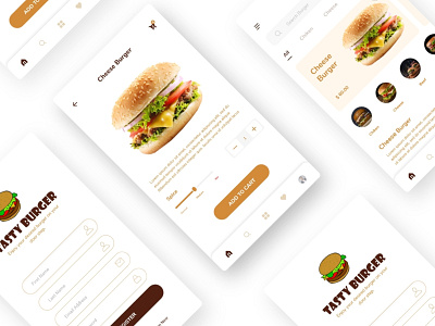 Burger App Design for online shipping design minimalist mobile mobile app mobile app design mobile design mobile ui mockup modern ui ui ux ui design uidesign uiux ux ux ui ux design uxdesign uxui