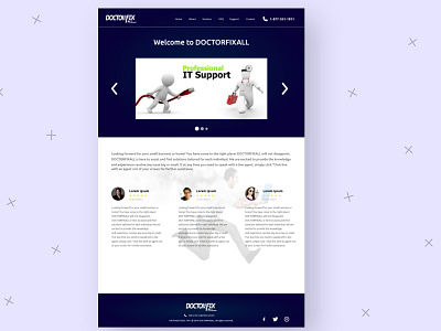 Doctor Fix All Home Page Design design home page home screen homepage homepage design landing page design minimalist mockup modern ui ui ux ui design uidesign uiux ux web web design webdesign website website design