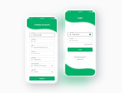 Sign Up and Login of Smart Office Management App design login login design login screen logo minimalist mobile app mobile app design mobile ui mockup office office app office management sign in sign up signage signup ui design uidesign uiux
